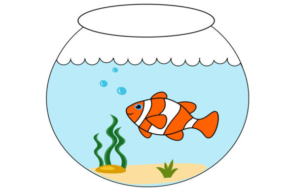 Clown Fish SVG Graphics for Crafts