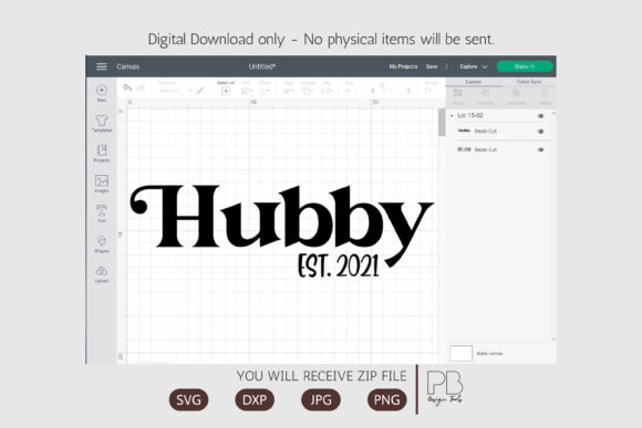 Hubby Est. 2021 Graphics for Modern Content Publishing