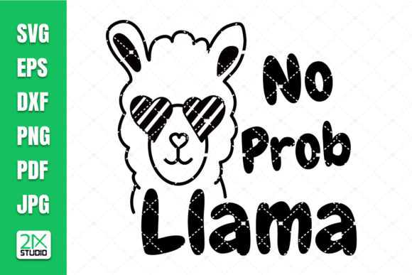No Prob Llama SVG