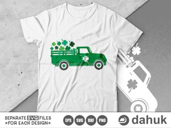 St. Patrick’s Day Truck Svg for Graphics and Crafts