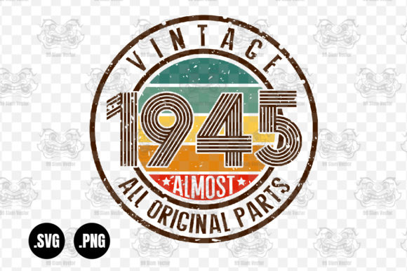 Vintage 1945 Graphics for Crafts