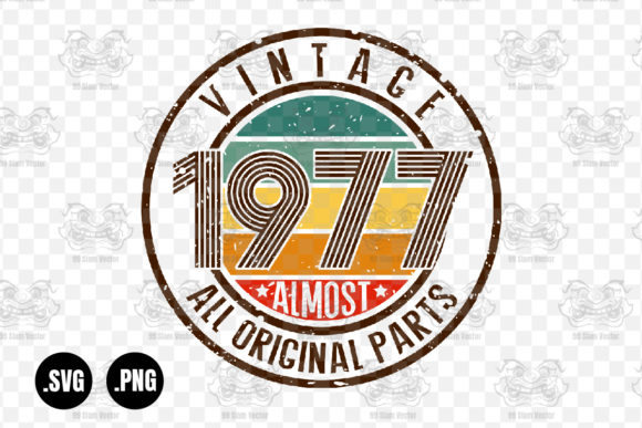 Vintage 1977 Graphics for Crafts