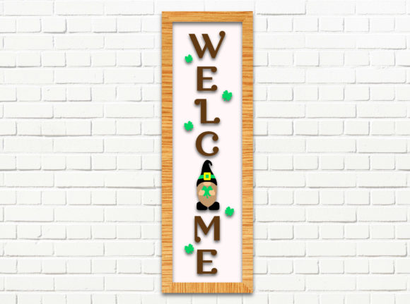 Welcome St Patricks Day Sign: Graphics & Crafts Asset Review